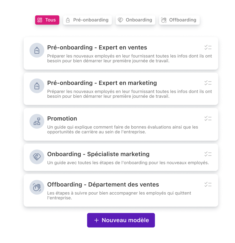 FR Reduce manual work with templates