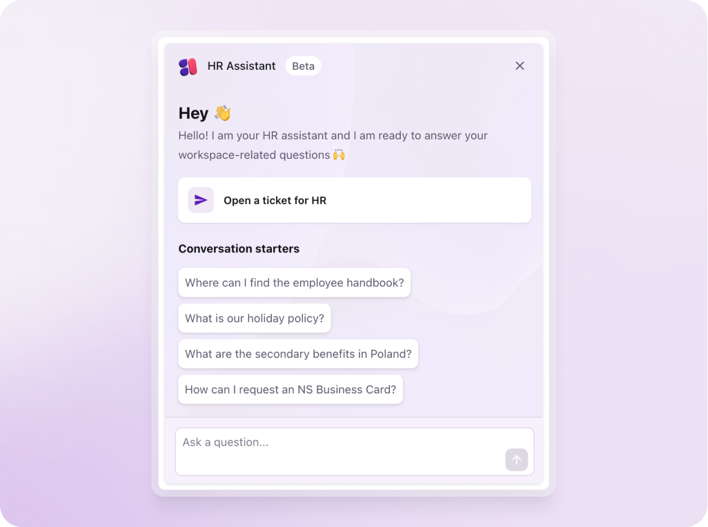 Tellent HR ticketing system