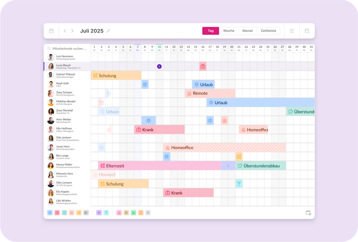 DE - Absence management