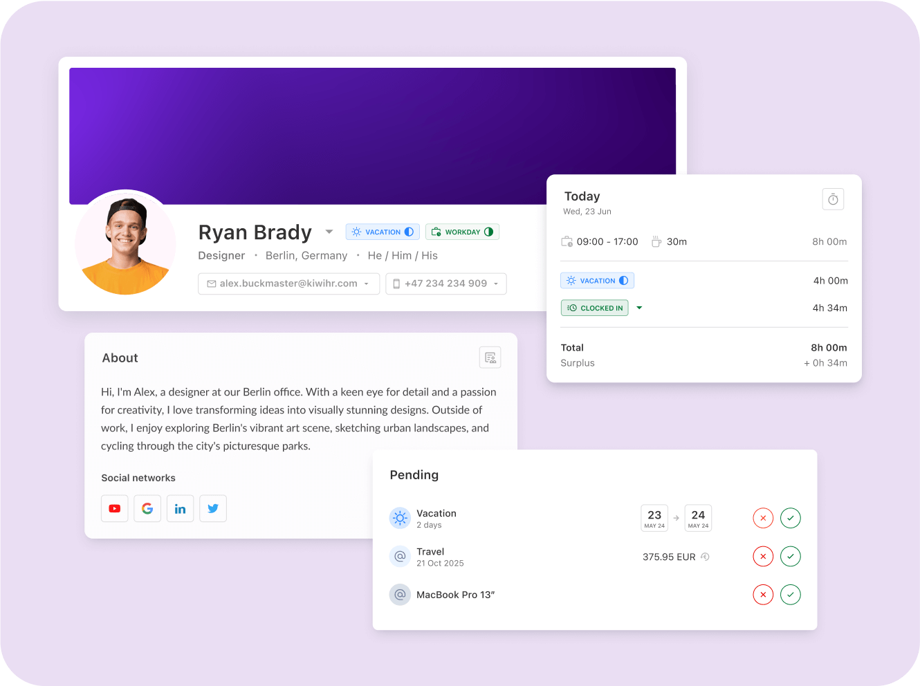 EN All employee data in individual profiles