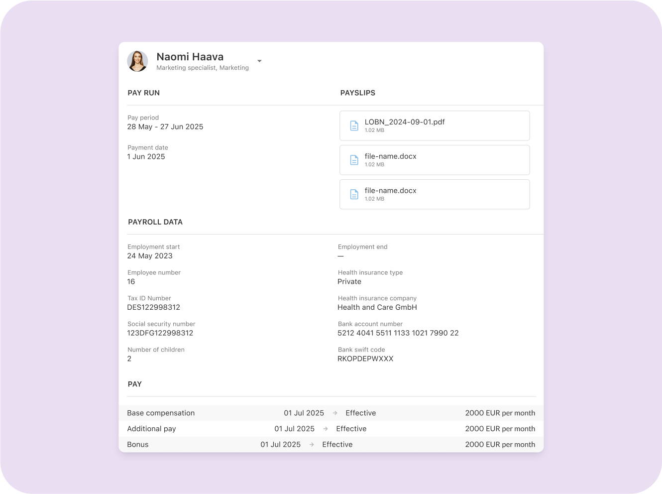 EN Everyone will welcome the increased payroll data accuracy