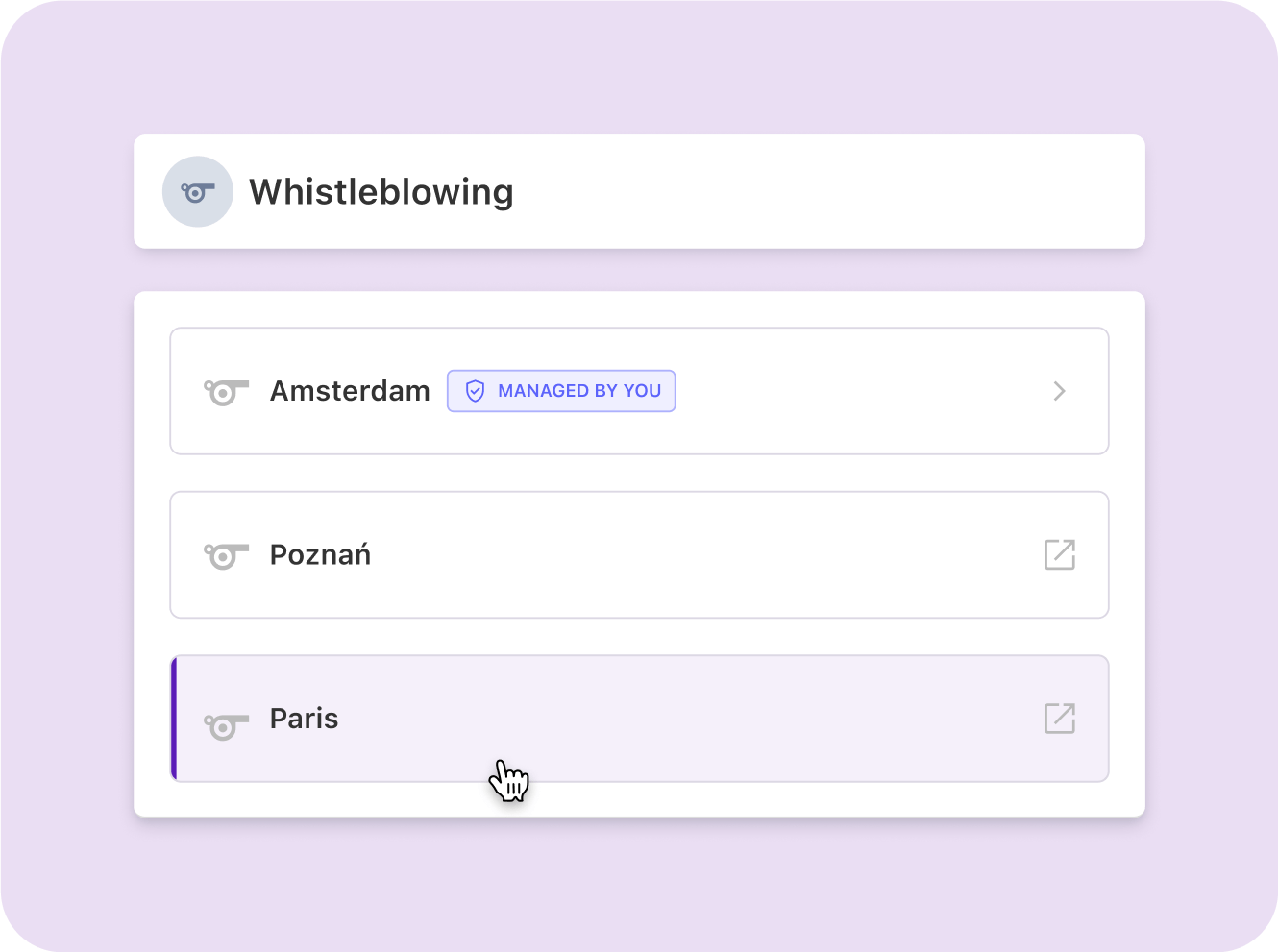 EN Set up whistleblowing programs with ease
