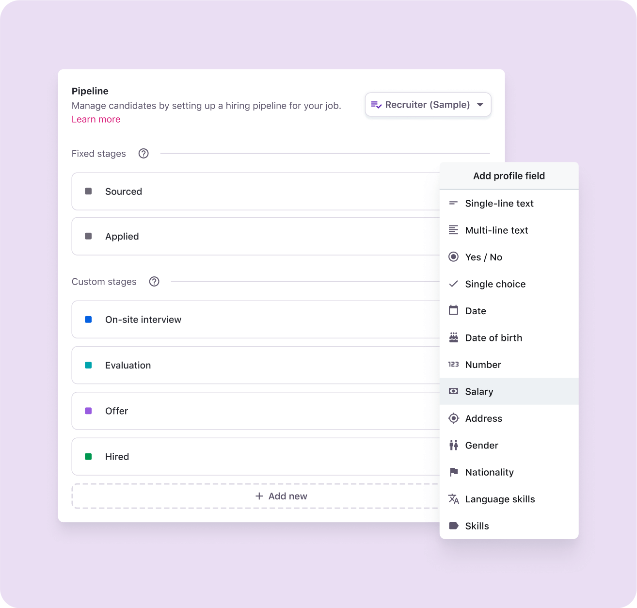 Tellent Recruitee EN - Customize your workflows
